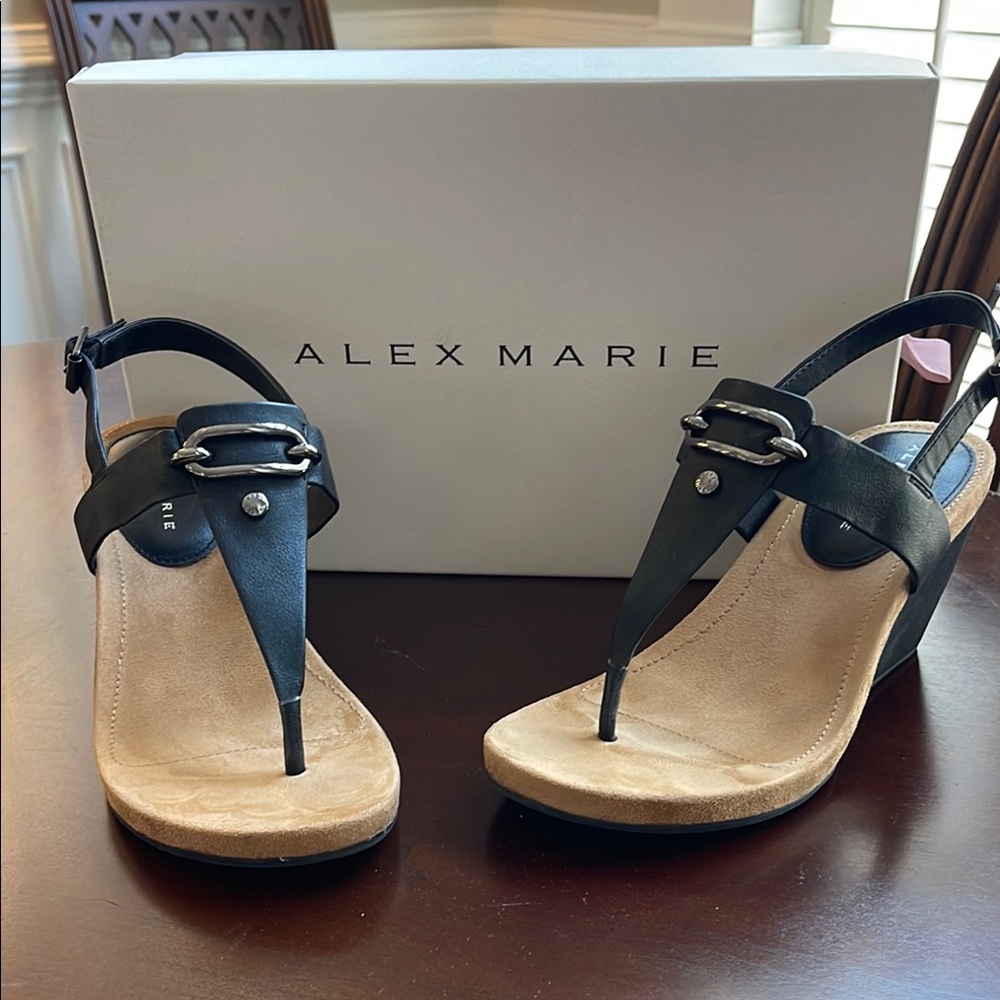 Alex Marie Black Women's Sandals